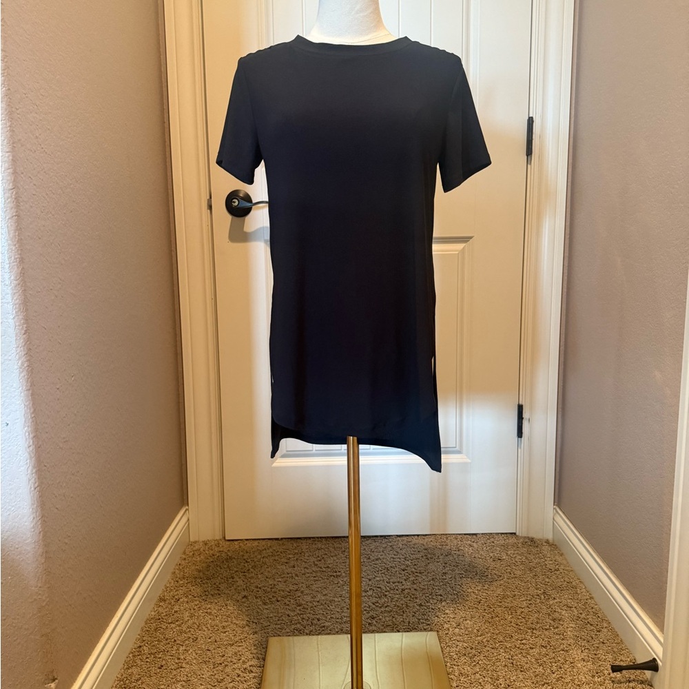 Halogen Black Short Sleeve Tee